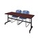 Kobe Tables > Nesting Tables > Kobe Flip Top Table & Chair Sets, 72 W, 24 L, 29 H, Mahogany MKFT7224MH44BE - alternate 1